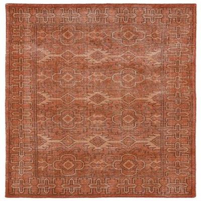 Kaleen Rugs Restoration Collection RES04-53 Paprika Hand-Knotted 4' x 6' Rug