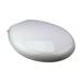 The Renovators Supply Inc. Slow EZ Close No Slam Round Toilet Seat Plastic Toilet Seats | 1 H x 14.38 W x 15.63 D in | Wayfair 14349