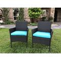 Brayden Studio® Doody Patio Dining Chair w/ Cushion Wicker/Rattan | 33 H x 24 W x 24 D in | Wayfair E1C430F10E87418A9721C6F8AA1E2916