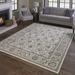 White 63 x 0.44 in Area Rug - Gertmenian Majestic Croft Traditional Floral Border Indoor Area Rug Polyester/Polypropylene | 63 W x 0.44 D in | Wayfair