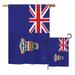 Breeze Decor Cayman Islands of the World Nationality Impressions Decorative Vertical 2-Sided Polyester Flag Set in Blue | 40 H x 18.5 W in | Wayfair
