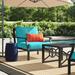 Madison Aluminum 2 - Person Seating Group w/ Cushions Metal in Blue kathy ireland Homes & Gardens by TK Classics | Outdoor Furniture | Wayfair