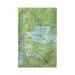 Breakwater Bay Lake Wentworth, NH Nautical Map Tea Towel Terry in Green | 16 W in | Wayfair 802F241CC7854B229CE882E5D5E91E97