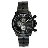 Equipe Hemi Men's Chronograph Bracelet Watch with Date, Black/Black&White, Standard screenshot. Watches directory of Jewelry.