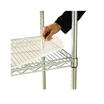 Alera Shelf Liners For Wire Shelving, Clear Plastic, 48w x 18d, 4/Pack