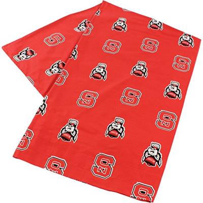 College Covers North Carolina State Wolfpack Pillowcase Only-Body Pillow, 20" x 60", Red