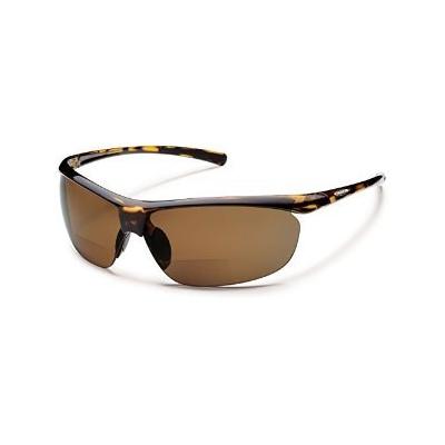 Suncloud Zephyr Prescription Bifocal Reading Sunglasses - Tortoise/Brown Polarized +2.50