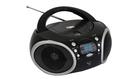 NAXA Electronics NPB-276 Portable Boombox, MP3/CD Player with AM/FM Analog Radio & USB Input
