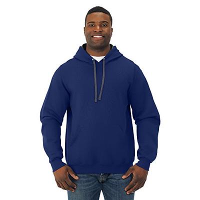 Fruit of the Loom Mens 7.2 oz. Sofspun Hooded Sweatshirt (SF76R) -Admiral BL -L