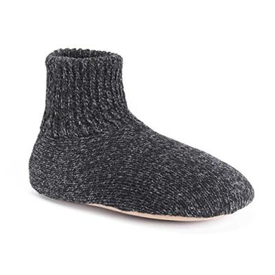 Muk Luks Men's Morty Slippers, black Small
