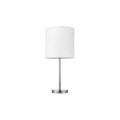 Lorell 10-watt LED Bulb Table Lamp - 22" Height - 10" Width - 10 W LED Bulb - Brushed Nickel - Linen