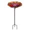 Regal Art &Gift Birdbath/Feeder with Stake, Red