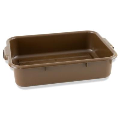 Crestware BT5BR Heavy-Weight Bus Tub, 5-Inch, Brown