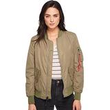 Alpha Industries Women's Scout Lightweight Nylon Bomber Jacket, Sage, Small screenshot. Sweaters directory of Sweaters & Vests.