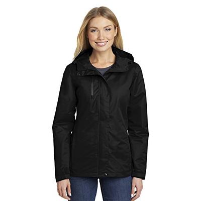 Port Authority Women's All-Conditions Jacket, Black, XXX-Large
