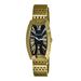 Bertha Women's Laura Swiss Bracelet Gold/Black Stainless Steel Watch