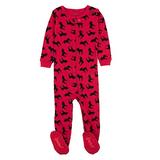 Leveret Kids Black Moose Baby Boys Girls Footed Pajamas Sleeper Christmas Pjs 100% Cotton (Size 12-1 screenshot. Sleepwear directory of Clothes.