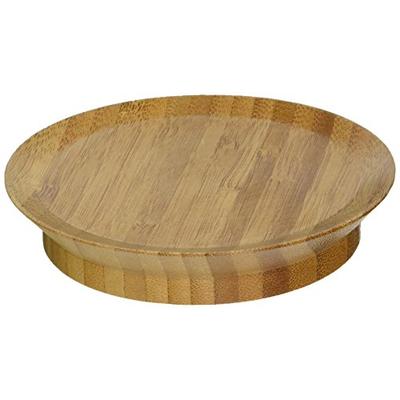 True 2221 Bamboo Appetizer Glass Toppers, Natural