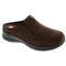 Drew Shoe Hannah 17102 Women's Casual Clog: Brown/Nubuck 7 X-Wide (2E) Slip On