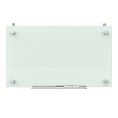 Quartet Magnetic Whiteboard for Cubicle Walls, Glass White Board, Dry Erase Board, 30" x 18", Worksp