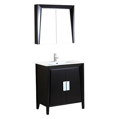 Bellaterra Home 500410D-ES-WH-30 30-inch Single Sink Vanity