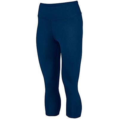 Augusta Sportswear Women's Hyperform Compression Capri L Navy