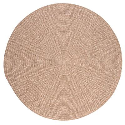 Tremont Round Area Rug, 8 by 8-Feet, Oatmeal