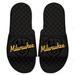 Milwaukee Brewers ISlide Youth MLB Tonal Pop Slide Sandals - Black