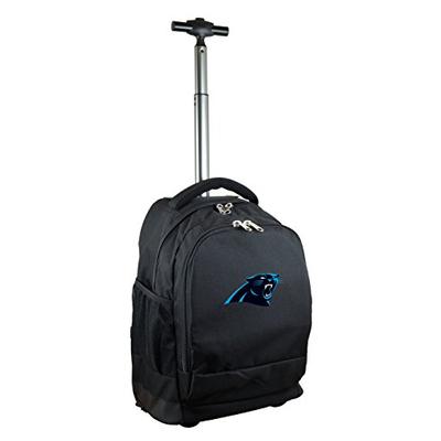NFL Carolina Panthers Expedition Wheeled Backpack, 19-inches, Black