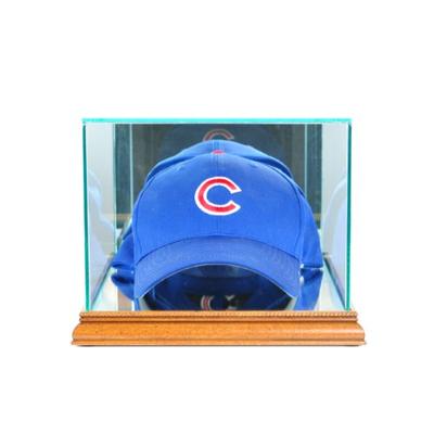 Perfect Cases MLB Cap/Hat Glass Display Case, Walnut