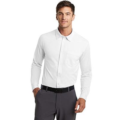 Port Authority K570 Men's Dimension Knit Dress Shirt White 2XL