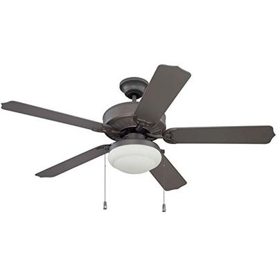 Craftmade Outdoor Ceiling Fan with CFL Light END52ESP5PC1 Cove Harbor 52 Inch Fan for Patio, Espress