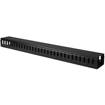 Vertical Cable Organizer with Finger Ducts - Vertical Cable Management Panel - Rack-Mount Cable Race