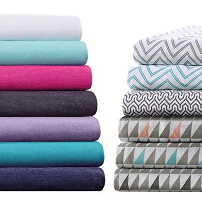 Intelligent Design Cotton Blend Jersey Knit All Season Sheet Set Teal Queen