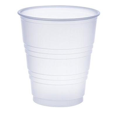 Dart Conex Container Round Cold Cup, 5 Ounce, Polystyrene, Translucent, 100 per Bag, 2500 per case.