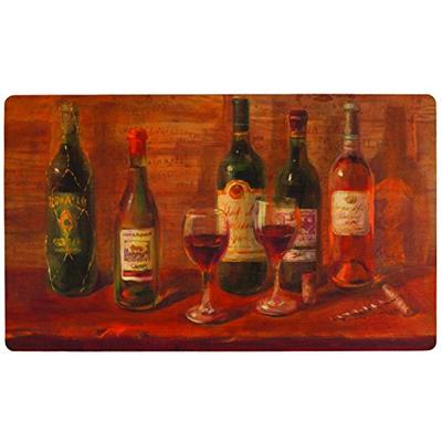 Mohawk Home Wine Tasting Table Stain Resistant Cushioned Comfort Kitchen Mat, 18x30, Multicolor