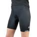 AERO|TECH|DESIGNS Womens ATD Gel Padded Spandex Touring Short w Innovative Side Pockets Large Black