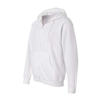 Independent Trading Co. Midweight Zip Hood Sweatshirt SS4500Z-White-SM