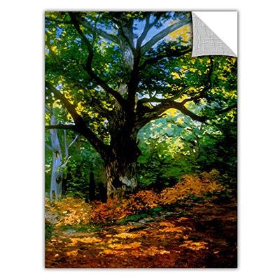 ArtWall 'Bodmer at Oak at Fountainbleau' Removable Wall Art by Claude Monet, 18 by 24-Inch