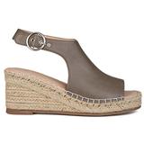 Brinley Co. Womens Wedge Sandals Taupe, 9.5 Regular US screenshot. Shoes directory of Clothing & Accessories.