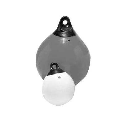 Taylor Made Products 1152 Tuff End Inflatable Vinyl Boat Buoy, White, 21 inch Diameter