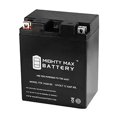 Mighty Max Battery YTX14AH-BS 12V 12Ah Battery for Polaris 570 RZR 570 2014-2016 Brand Product