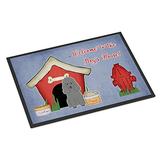 Caroline's Treasures BB2822JMAT Dog House Collection Poodle Silver Indoor or Outdoor Mat 24x36, 24H screenshot. Rugs directory of Home & Garden.
