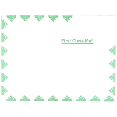 Quality Park First Class Envelopes, Flap-Stik, White, 9 x 12, 100 per box, (QUAS3615)