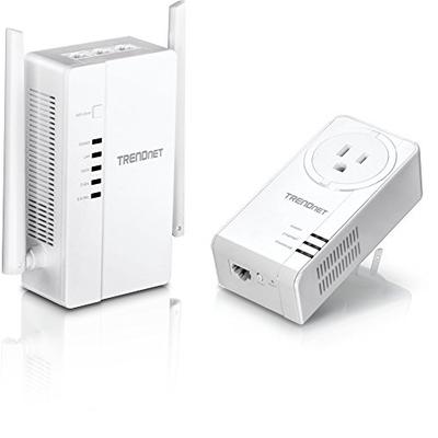 TRENDnet Wi-Fi Everywhere Powerline 1200 AV2 Dual-Band AC1200 Wireless Access Point Kit, Includes 1