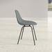 Inbox Zero Adairis 18" W Polyester Seat Waiting Room Chair w/ Metal Frame Metal in Gray/Black | 32 H x 18 W x 22 D in | Wayfair