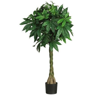 Nearly Natural Artificial Braided Money Tree, 51-inch