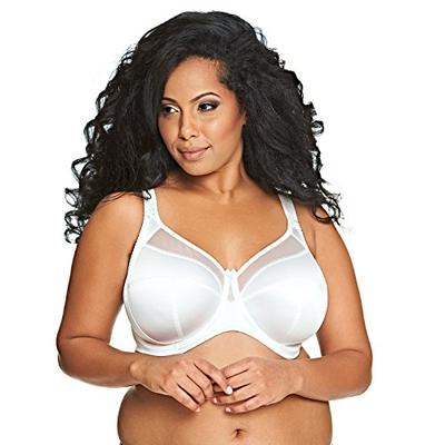 Goddess Women's Plus Size Keira Underwire Banded Bra, White