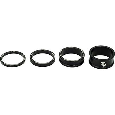 Wolf Tooth Components Headset Spacer Kit 3, 5,10, 15mm, Black