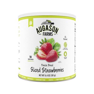 Augason Farms Freeze Dried Sliced Strawberries SKU - 983382